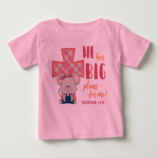 T-shirt enfant, il a de grands projets pour moi (Devant)