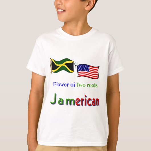 t-shirt enfant jamericain (Devant)