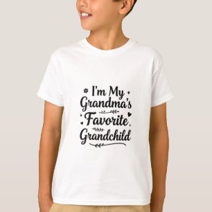 T-shirt Enfant Je Suis Le Petit-Enfant Préféré De