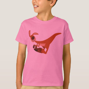 T-shirt enfant Kangaroo avec un joli dessin animé