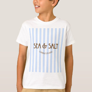 T-Shirt Enfant Logo Entreprise Personnalisé Bleu C