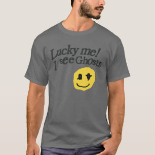 T-shirt Enfant Lucky Me Je Vois Des Fantômes