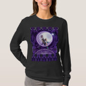 T-shirt enfant lune violette (Devant)