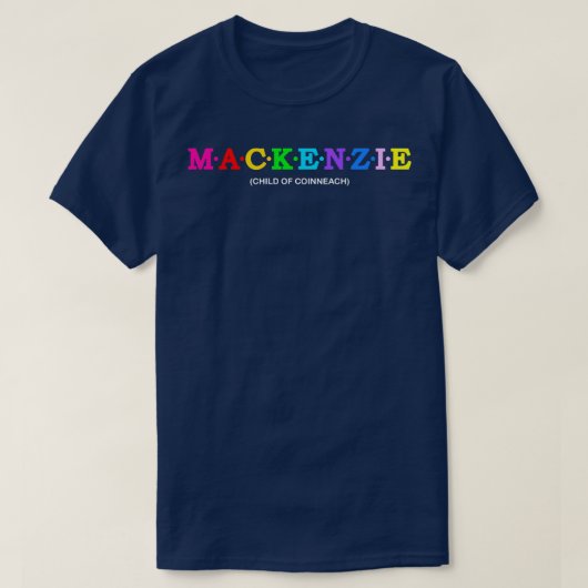 T-shirt Enfant Mackenzie De Coinneach 1 (Design devant)