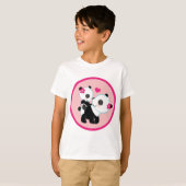 T-shirt Enfant mignon de jour de Valentines (Devant entier)