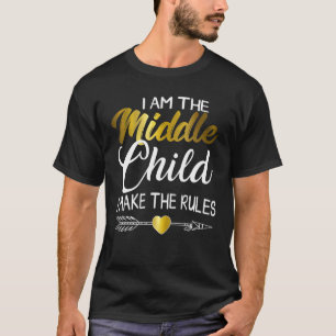 T-shirt Enfant Moyen Je Rends Les Règles Cool Correspondan