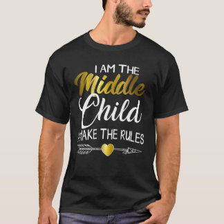 T-shirt Enfant Moyen Je Rends Les Règles Cool Correspondan