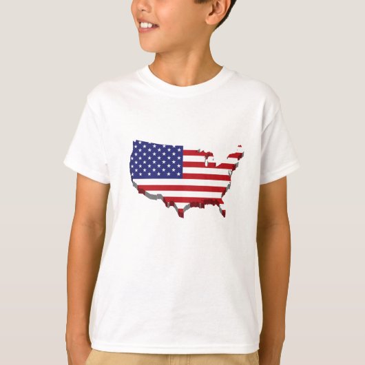 T-shirt enfant patriotique (Devant)