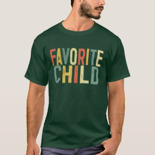 T-shirt Enfant préféré rétro années 80 garçon
