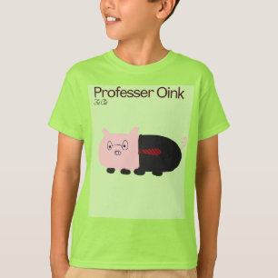 T-shirt enfant professeur de graisse chat ami membre chemi