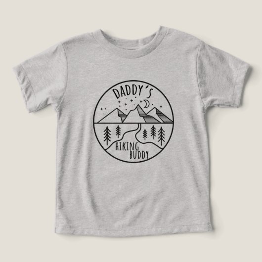 T-shirt enfant randonnée copain de papa (Design Recto)