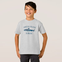 T-shirt enfant requin de l'île Amelia