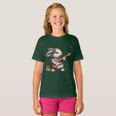 T-Shirt Enfant Rock Star Bunny (Devant entier)