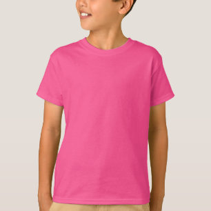 T-shirt enfant rose foncé