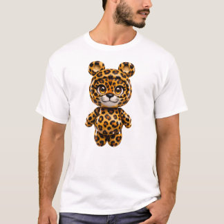 T-shirt enfant safari léopard tacheté kawaii migno
