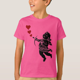 T-shirt enfant Saint Valentin Cupid chemise sur me
