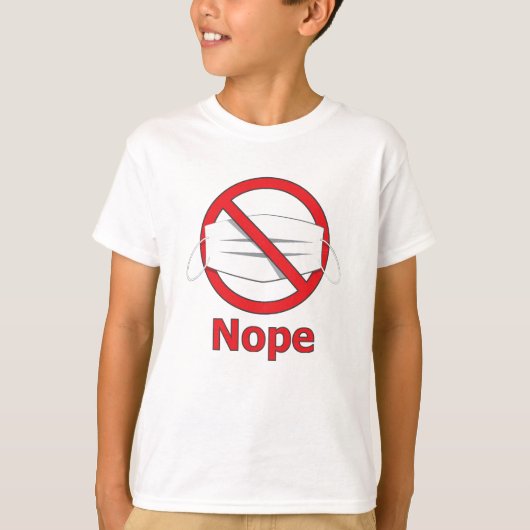 T-shirt enfant sans masque (Devant)