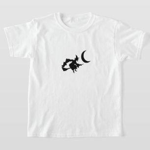 T-Shirt Enfant - Sorcière sur Balai Araignée Effra