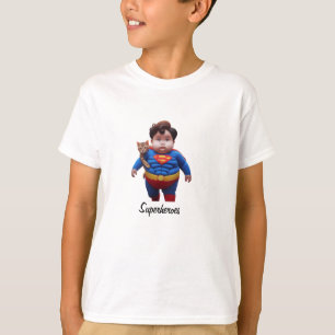 T-shirt enfant super-héros mignonne
