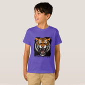 T-shirt enfant tigre (Devant entier)
