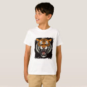 T-shirt enfant tigre (Devant entier)