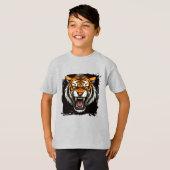 T-shirt enfant tigre (Devant entier)