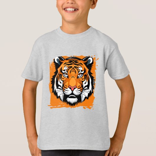 T-shirt enfant tigre (Devant)