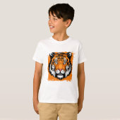 T-shirt enfant tigre (Devant entier)
