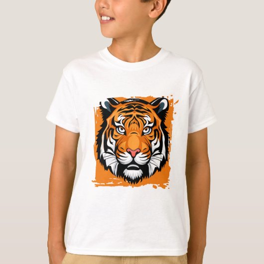 T-shirt enfant tigre (Devant)