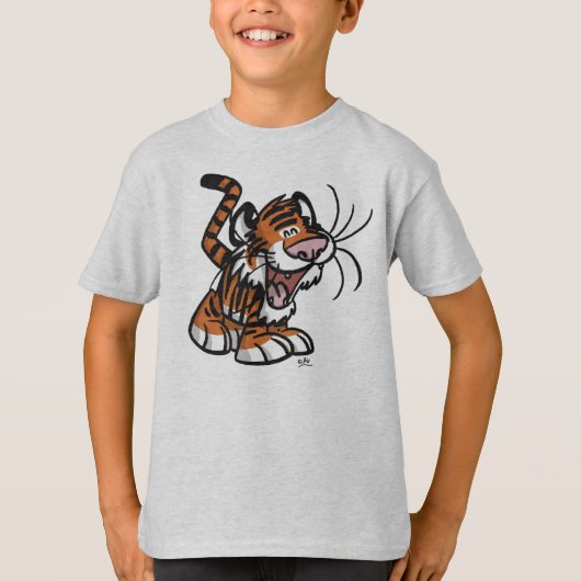 T-shirt enfant tigre de Lil' (Devant)