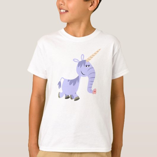 T-shirt enfant Unicorn Cartoon inhabituel (Devant)