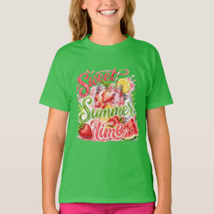T-Shirt Enfant Unisexe "Douces Vibrations d'Été"