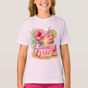 T-Shirt Enfant Unisexe Vibes d'Été