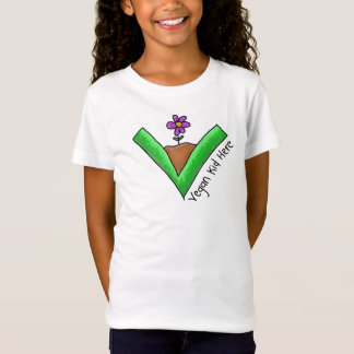 T-Shirt "Enfant Végétalien Ici"