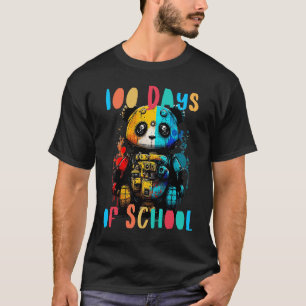 T-shirt Enfants 100 jour de l'école Robot Panda Graphi enf