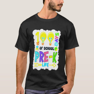 T-shirt Enfants 100e jour d'école & Amour de la vie d'ense