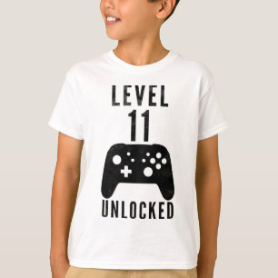 T-shirt Enfants 11 ans Anniversaire Joueur Niveau 11 Déblo