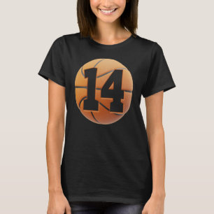 T-shirt Enfants 14ans Anniversaire Garçons basketball 14e
