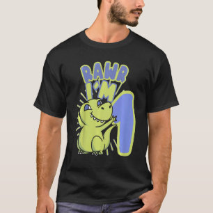 T-shirt Enfants 1 An Dino Pour 1Er Anniversaire Rex Dinosa