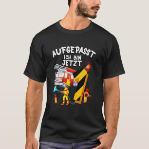 T-shirt Enfants 1 Anniversaire Attention Ich Bin Jetzt 1