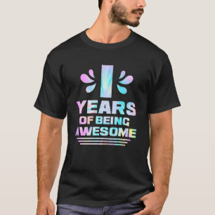 T-shirt Enfants 1ème anniversaire Idée 1 an d'être génial