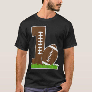 T-shirt Enfants 1er Anniversaire Fête Football Garçon Un A