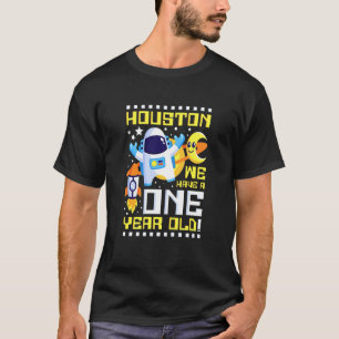 T-shirt Enfants 1er Anniversaire Houston Nous Avons Un An