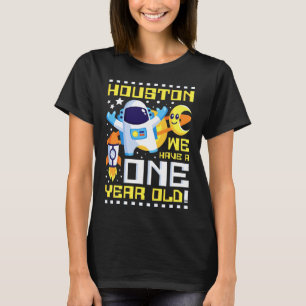 T-shirt Enfants 1er Anniversaire Houston Nous Avons Un An