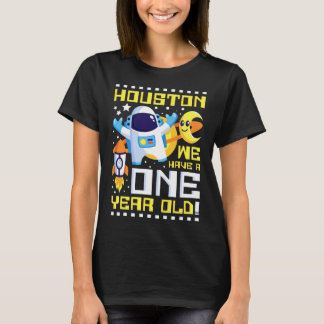 T-shirt Enfants 1er Anniversaire Houston Nous Avons Un An