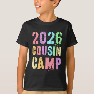 T-shirt Enfants 2026 camp de cousins vacances en famille é