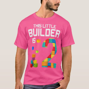 T-shirt Enfants 2 ans Bâtiment Blocs Briques Funny 2ème