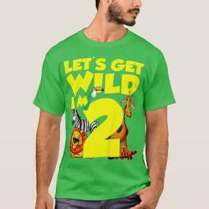 T-shirt Enfants 2 Ans Cadeaux Laissons Wild Im 2e Annivers