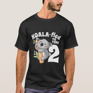 T-shirt Enfants 2 ans Koala Anniversaire Koalafied Girl 2è