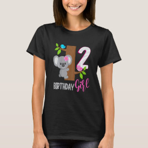 T-shirt Enfants 2 ans Koala Anniversaire Koalafied Girl 2è